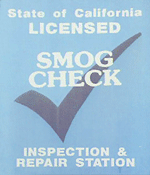 State of California Licensed Smog Check Center Inspection and Repair Station